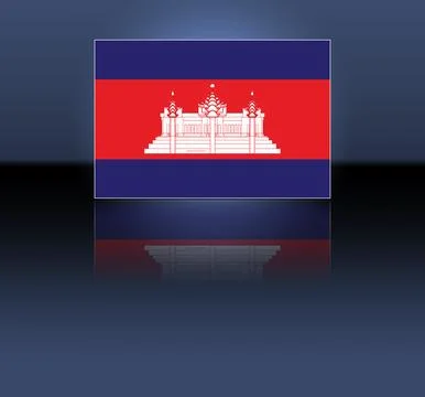 Cambodia flag Stock Photos