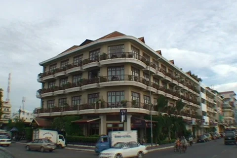 CAMBODIA-HOTEL-ACCOMMODATION 1 Stock Footage