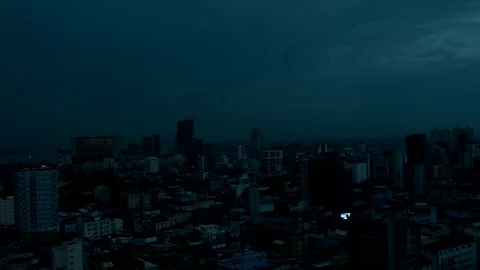 Cambodia Phnom Penh City Time lapse  Stock Footage 105363045