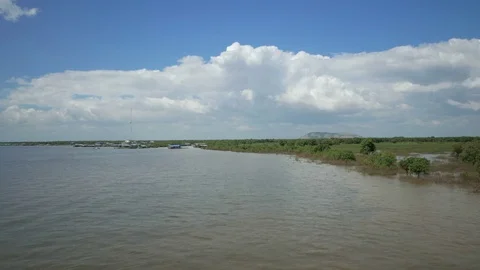 Cambodia river time lapse Stock Footage 70916221