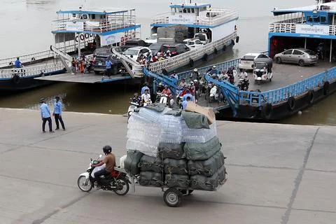 Cambodia unaffected by storm paths as Bavi and Maysak influence regional monsoon Stock Photos