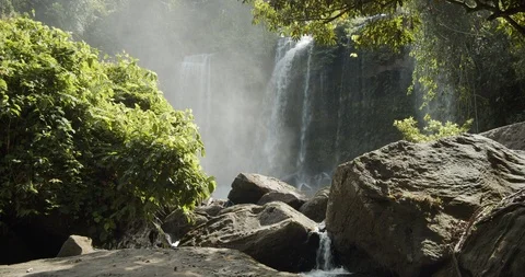 Cambodia waterfall 库存影片 99817901