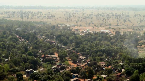 Cambodian countryside Stock Footage 34284921