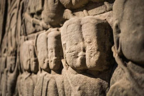 Cambodian mural Stock Photos