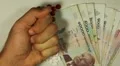 Cambodian Riel KHR, Counting Drugs and Money, Health Care, Colorful Pills HD Footage