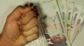 Cambodian Riel KHR, Counting Drugs and Money, Health Care, Colorful Pills HD Footage