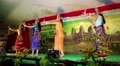 Cambodian theatre in local restaurant in Siem Reap city HD Footage
