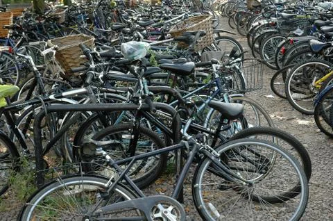 Cambridge Bicycles Stock Photos