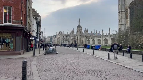Cambridge City Centre Stock Footage 171728895