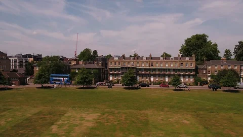 Cambridge City by Drone Stock Footage 100892270