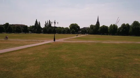 Cambridge Drone 10 Stock Footage 100892980