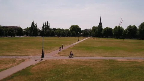 Cambridge Drone 11 Stock Footage 100892561