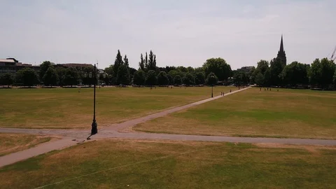 Cambridge Drone 12 Stock Footage 100892952