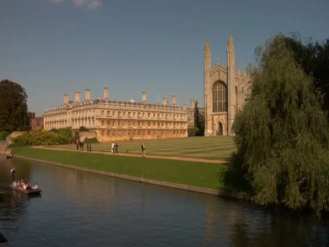 Cambridge Punting Stock Footage