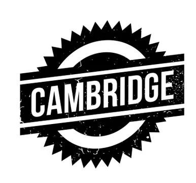 Cambridge rubber stamp Stock Illustration