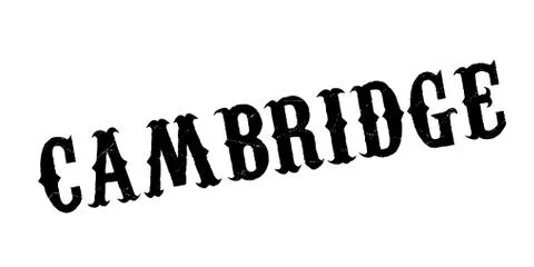 Cambridge rubber stamp Stock Illustration