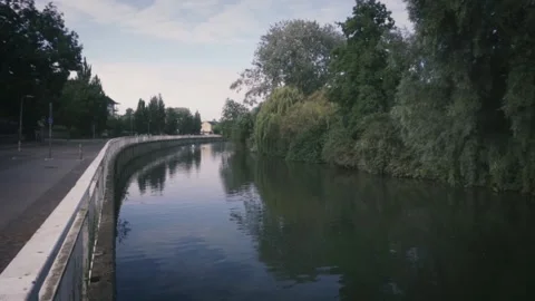 Cambridge, UK - River Shot Stock Footage 159758679