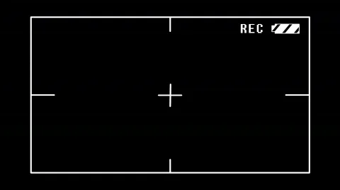 Camcoder overlay with alpha Vídeo Stock 418355