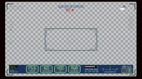 Camcoder Viewfinder DSLR Stock Footage 46039432