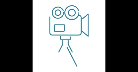 Camcorder animation Stock Footage 314206582