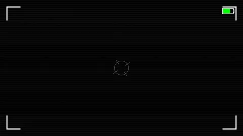 Camcorder recording screen with digital viewfinder and red record indicator Stock Footage 345569805