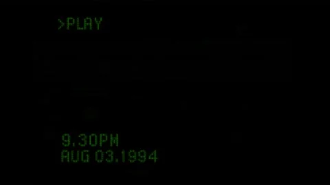 Camcorder VHS Recording Overlay Background Effect – Retro Recording Frame Stock Footage 314124601