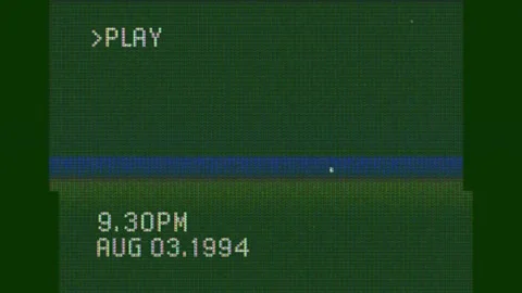 Camcorder VHS Recording Overlay Background Effect – Retro Recording Frame Stock Footage 314124603