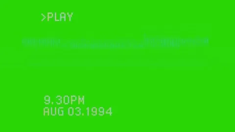 Camcorder VHS Recording Overlay Background Effect – Retro Recording Frame Stock Footage 314124611