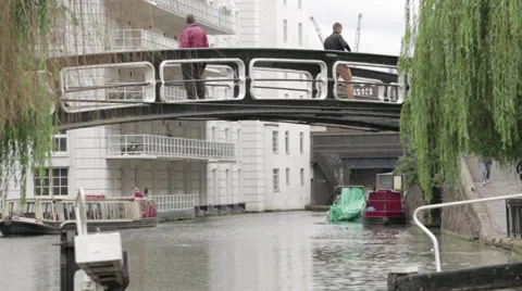 Camden Lock 02 Stock-Footage 32254816