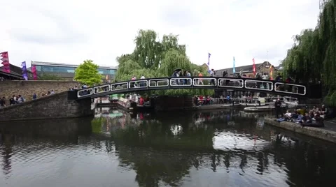 Camden Lock 1 Stock Footage 42852431