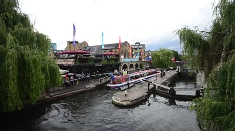 Camden Lock 4 Stock Footage 42853144
