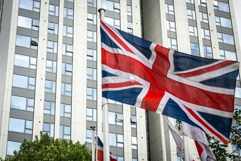 Camden tower blocks evacuated over fire fears, London, United Kingdom - 24 Jun 2 Fotos Stock