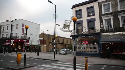 Camden town shops Stock Footage 48872338