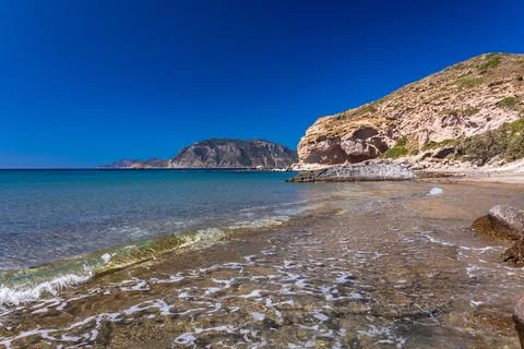 Camel beach in kos Stock Photos