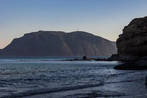 Camel beach in kos Foto stock