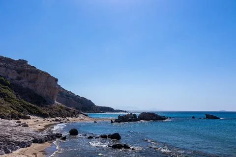 Camel beach in kos Stock Photos