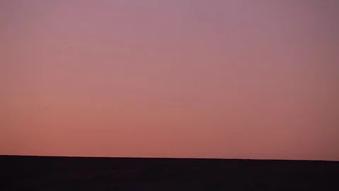 Camel caravan silhouette at sunset Видео 77225000