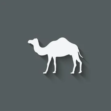 Camel design element Illustrazione stock