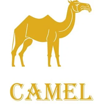 Camel Design Logo Vector File Illustrazione stock