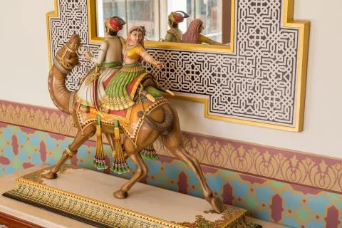 Camel figure Foto stock
