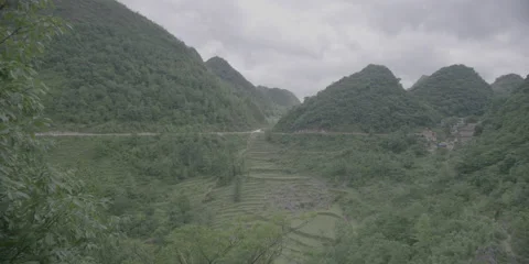 Camel Hill overlooking Clouds Stock Footage 141386640