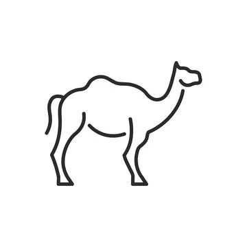 Camel icon Stock Illustration