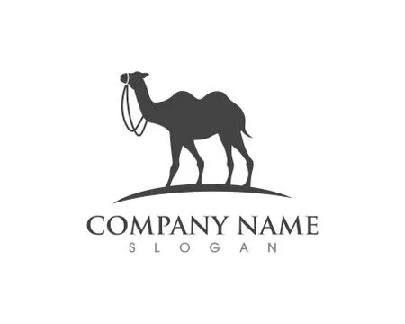 Camel Icon Logo Template design Stock Illustration