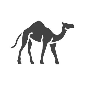 Camel icon vector image. Stock Illustration