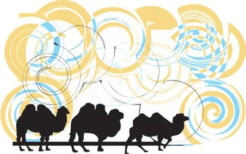 Camel illustration Illustrazione stock