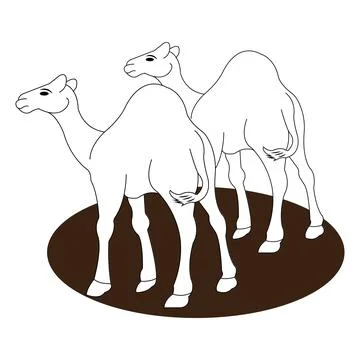 Camel logo Stock Illustration