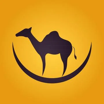 Camel logo vector Stock Illustration