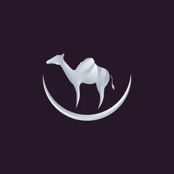 Camel logo vector Stock Illustration