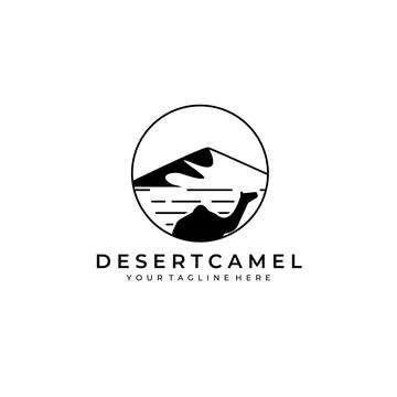 Camel logo vector illustration design Stock Illustration