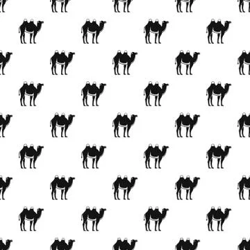 Camel pattern 스톡 일러스트